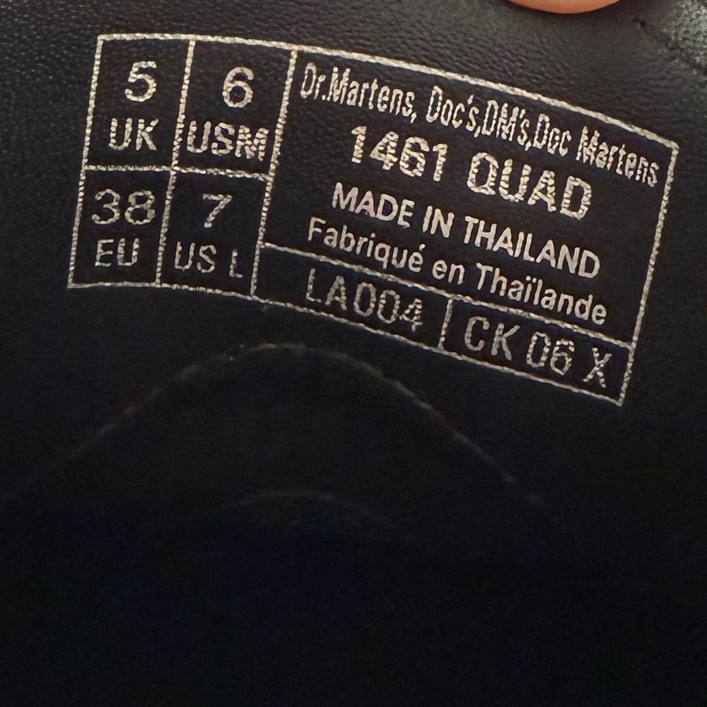 Dr Martens 1461 Patent Leather Platform Oxford Shoes - Picture 11 of 11